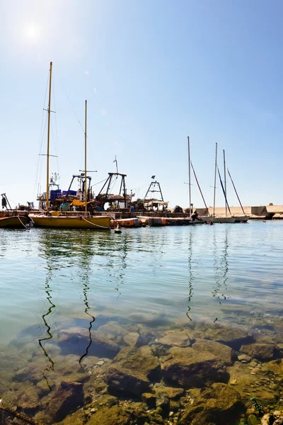 Der hafen von jaffa in israel an einem sonnigen tag — Stockfoto