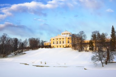 pavlovsk kış gün sarayda