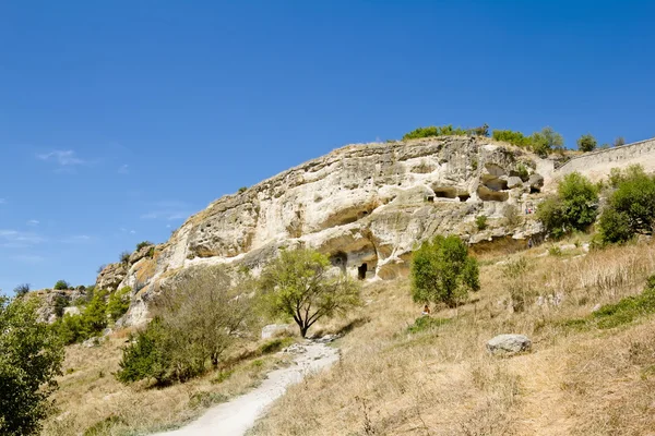 Ancient cave towns of Crimea.Chufut-Kale — Stock Photo, Image