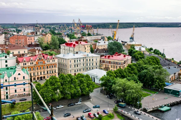 vista sobre o centro histórico de vyborg