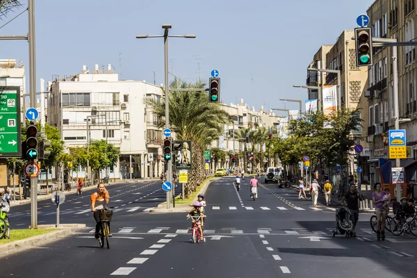 dini tatil yom kippur sırasında tel aviv sokaklarında,