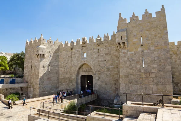 Mira la Puerta de Damasco en Jerusalén —  Fotos de Stock