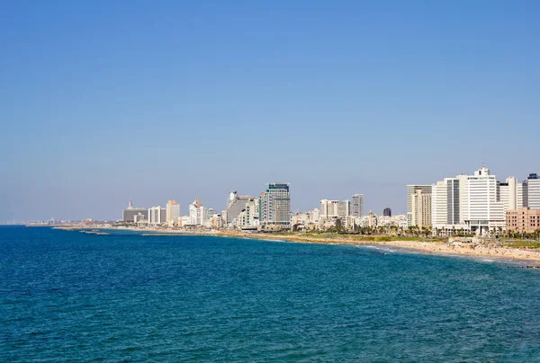 The Tel Aviv promenade at sunny day — Stock Photo, Image