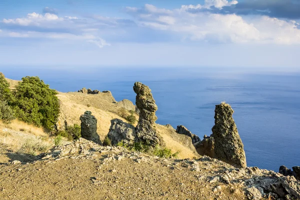 Crimeia, extinto vulcão Kara-Dag reserva de montanha, Ucrânia — Fotografia de Stock