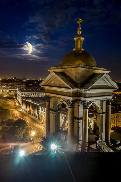 Widok z kolumnady Mużestwa w st. Petersburga — Zdjęcie stockowe