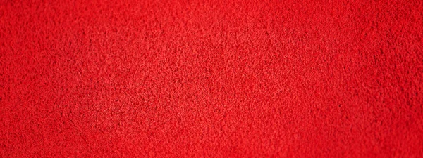 Macro Foto Veludo Vermelho Brilhante Vermelho Natural Camurça Fundo Horizontal — Fotografia de Stock