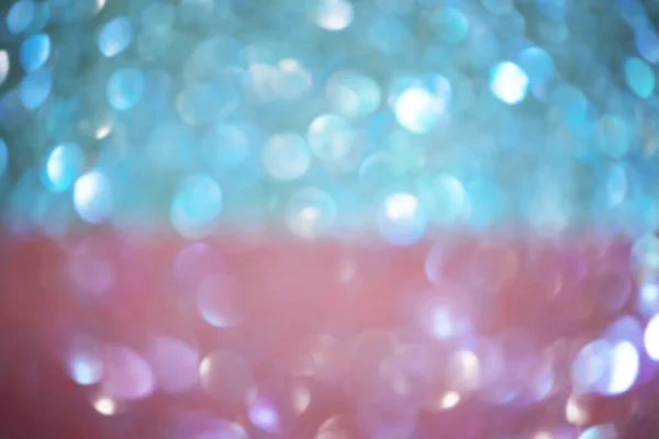 Abstract Background Blur Focus Defocus Light Blue Pink Sparkles Glitter — Foto de Stock