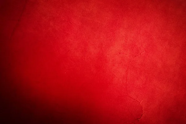 Natural Leather Macro Photo Bright Red Color Dark Edge Red — Stock Photo, Image