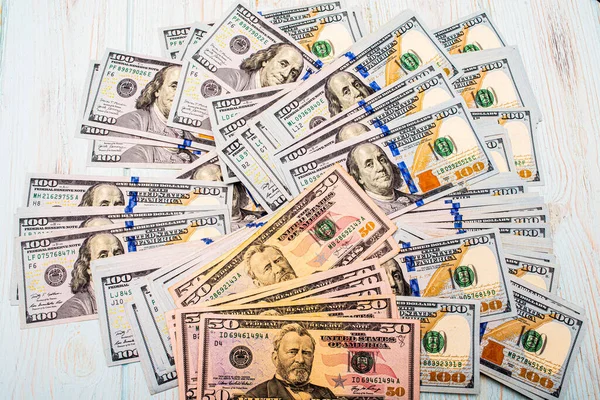 Dolarii Americani Fundal Creșterea Dolarului Finanțe Bănci Creșterea Dolarului — Fotografie, imagine de stoc