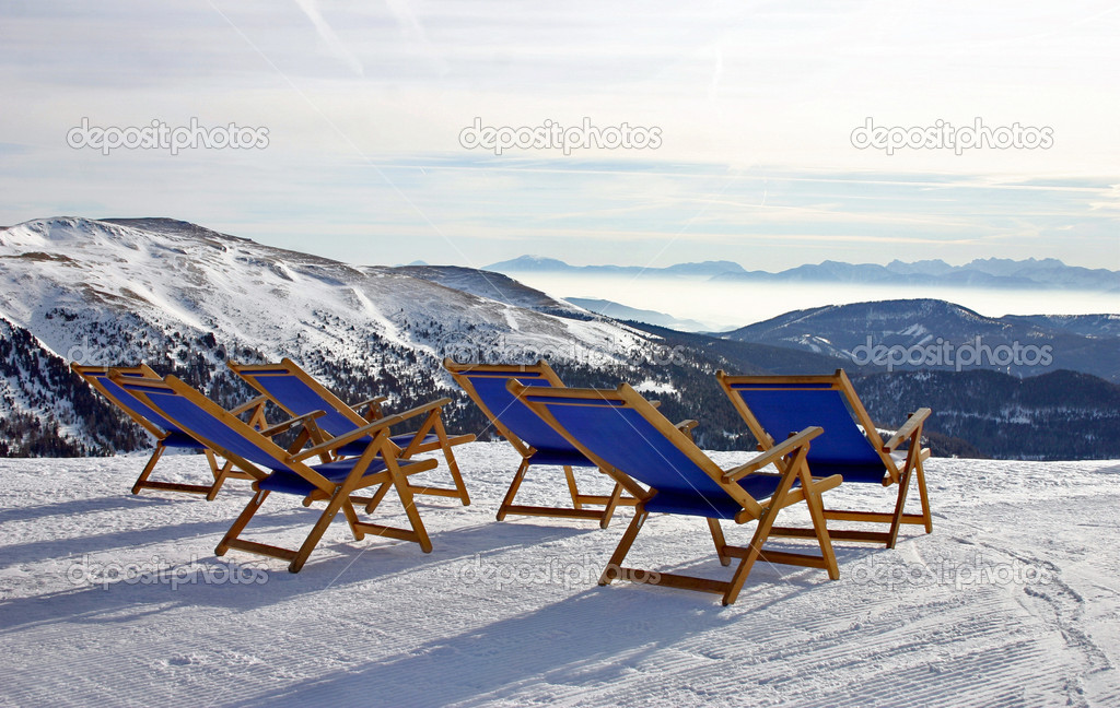 Mountain deckchairs
