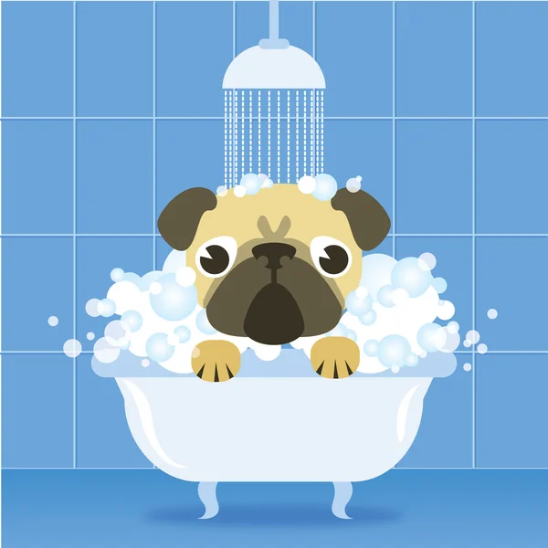 bathtub with bubbles clipart