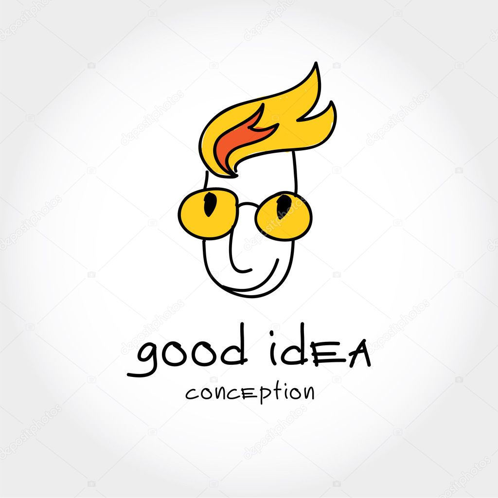 Creative thinking with hot ideas