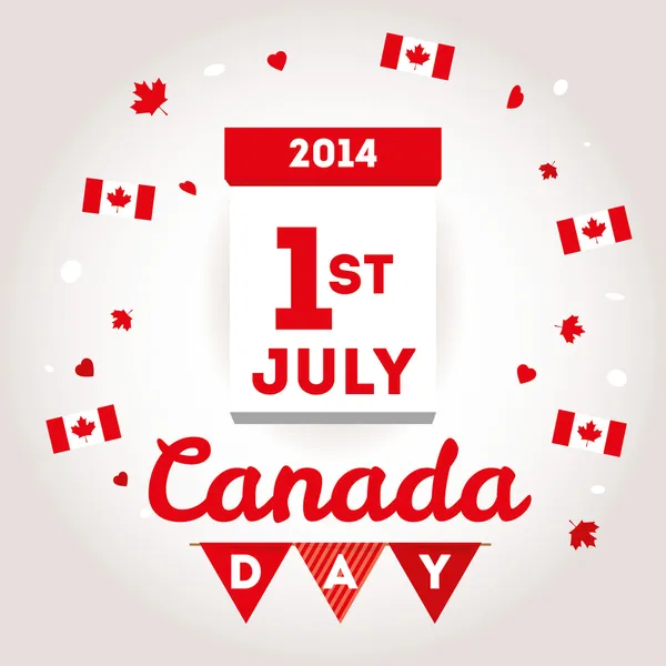 День Канади першого липня — стоковий вектор