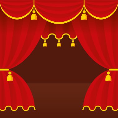 Kırmızı sahne perdesi