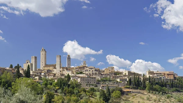 San Gimignano Italian Municipality View Its Skyline Province Siena Italy — 스톡 사진