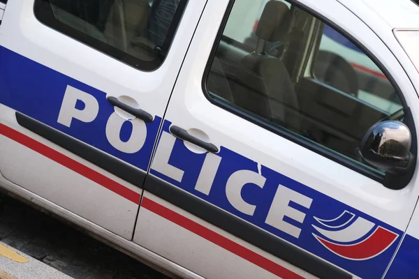 Париж Франция Сентябрь 2020 Полицейские Автомобили Улицах Парижа — стоковое фото