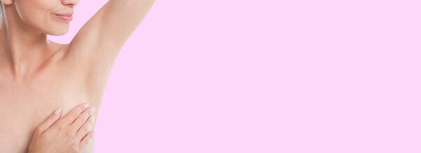 Гладкая кожа после лазерной эпиляции.