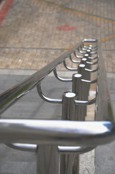 Metal railing — Stock Photo, Image