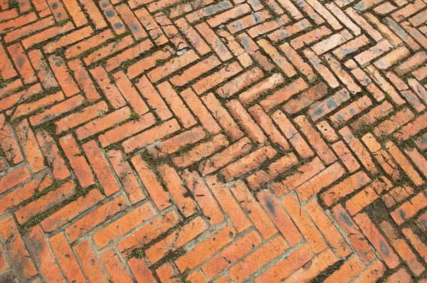 Old bricks walkway — Stock Photo, Image