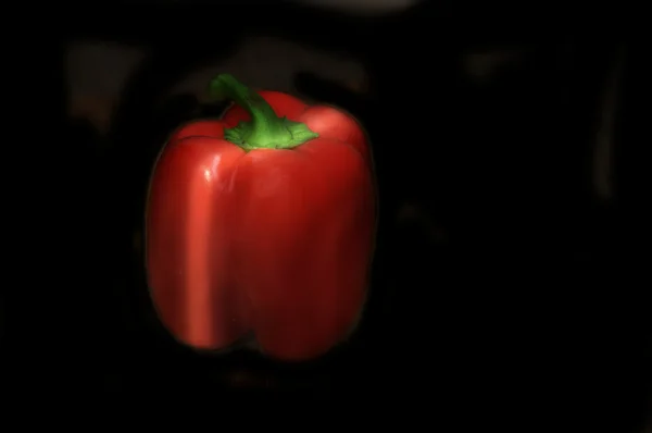 Peppar i mörkret — Stockfoto