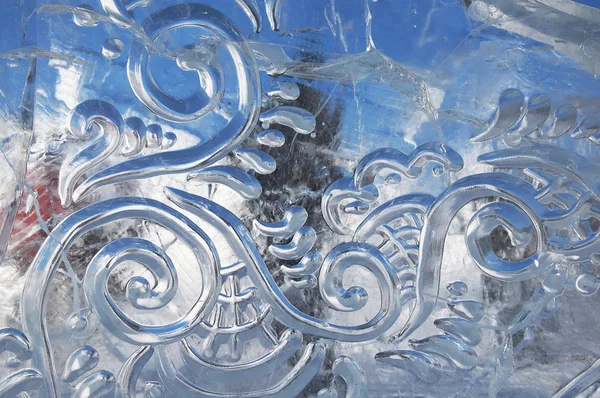 Spiraalit jäässä — kuvapankkivalokuva