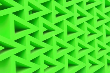 Yeşil soyut anıtın