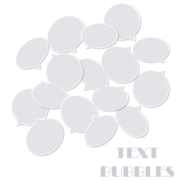 Bulles de texte — Image vectorielle