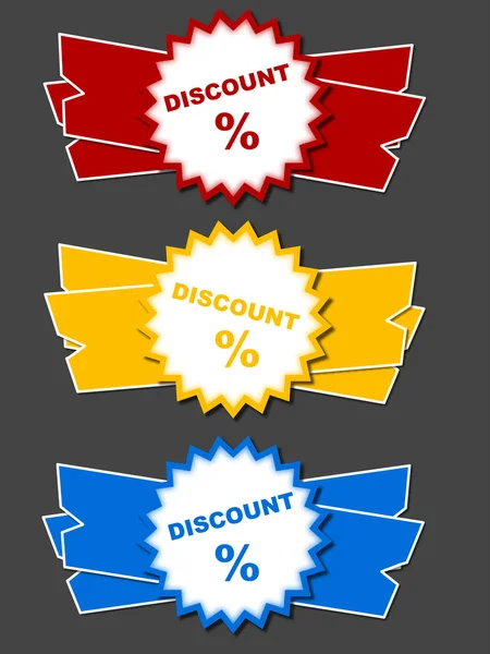 Discount circle offer — Stock Vector