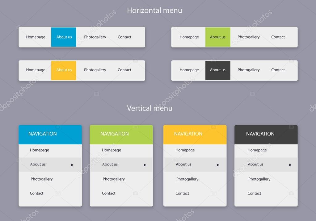 Варианты меню для сайта. Горизонтальное меню. Красивое вертикальное меню. Вертикальное и горизонтальное меню. Вертикальное меню для сайта.