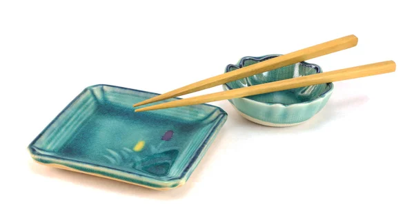 Пустая тарелка суши . — стоковое фото