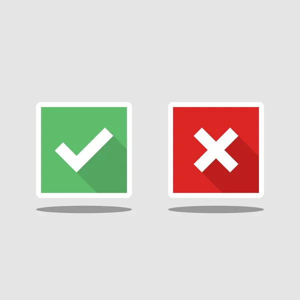 Checkmark Cross. Check and Wrong Icon. Graphic by DG-Studio · Creative  Fabrica