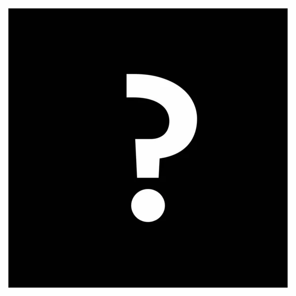 Fragezeichen Faq Zeichen Hilfe Symbol Vektor Zeichen Symbole Weißes Umrissdesign — Stockvektor