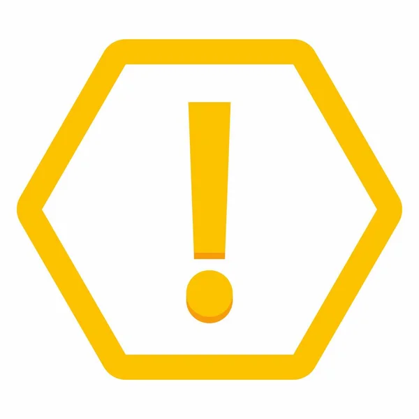 Signo Exclamación Signo Atención Icono Precaución Símbolo Advertencia Peligro Símbolos — Vector de stock