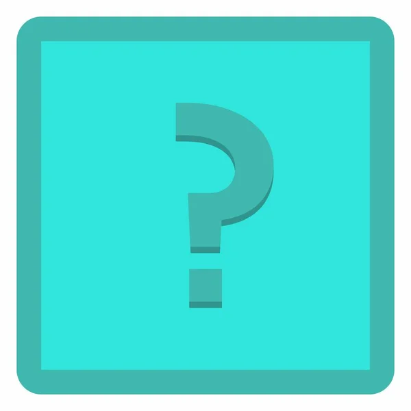 Fragezeichen Faq Zeichen Hilfe Symbol Vektormarkensymbole Hellblauer Stil Vereinzelte Symbole — Stockvektor