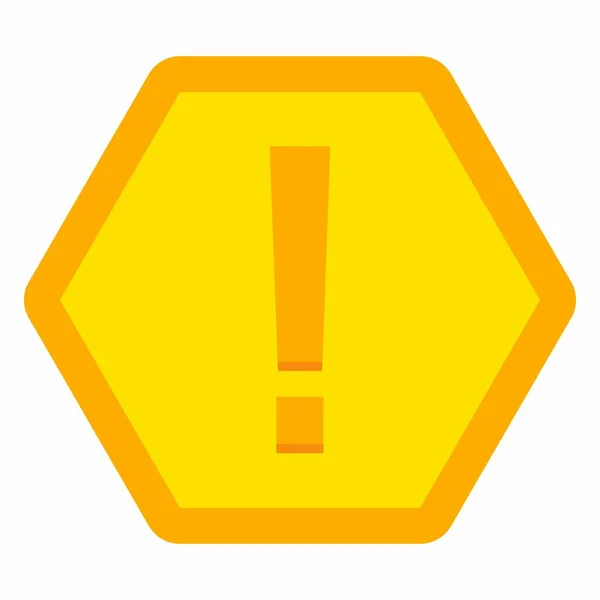 Signo Exclamación Signo Atención Icono Precaución Símbolo Advertencia Peligro Símbolos — Vector de stock
