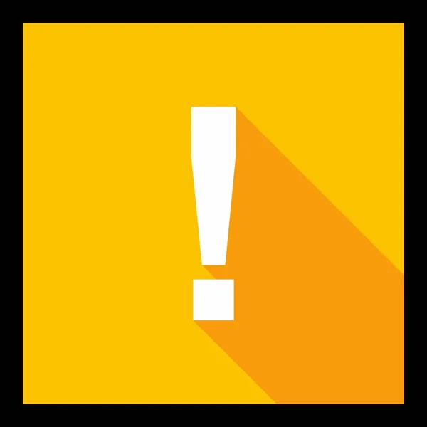 Exclamation Mark Attention Sign Caution Icon Hazard Warning Symbol Vector — Stock Vector