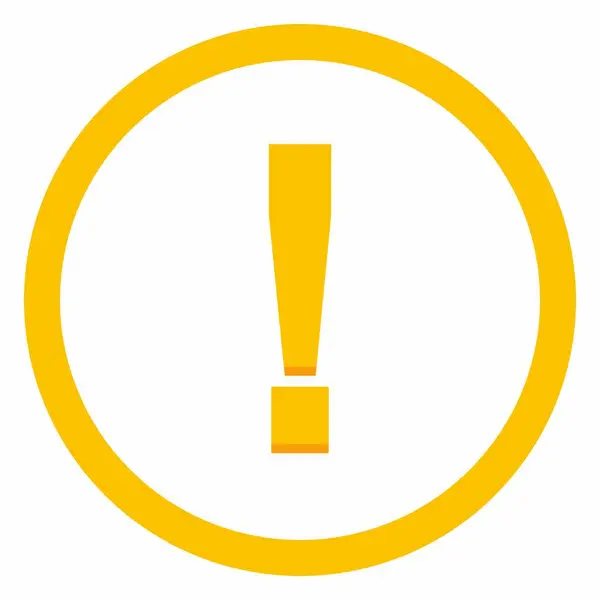 Exclamation Mark Attention Sign Caution Icon Hazard Warning Symbol Vector — Stock Vector