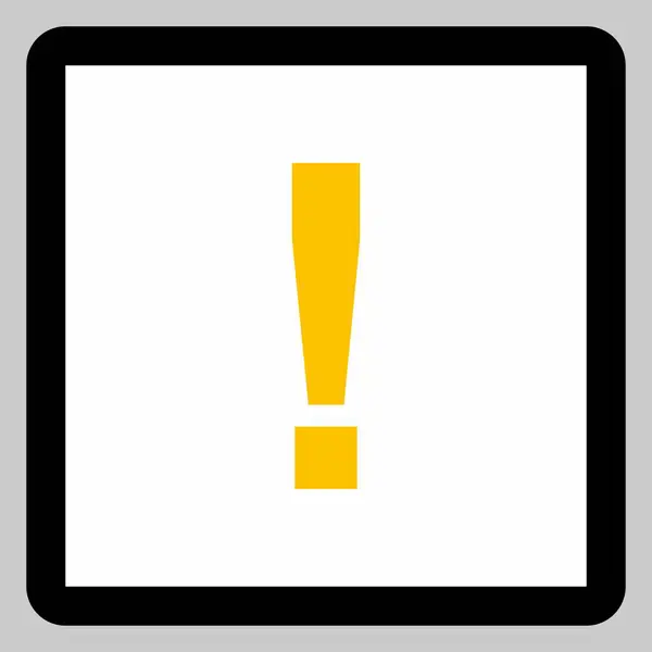 Exclamation Mark Attention Sign Caution Icon Hazard Warning Symbol Vector — Stock Vector