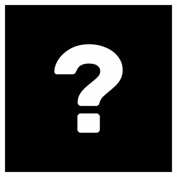 Question Mark Faq Sign Help Symbol Vector Mark Symbols White — Stock Vector