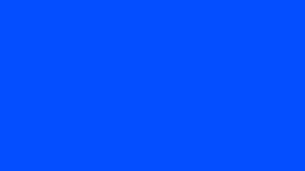 意大利国旗的颜色 在蓝屏彩色键上方 在两侧对角线方向的二维动画转换 用于视频转换 无缝线圈 Uhd — 图库视频影像