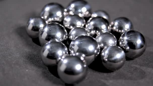 Steel Balls Stainless Bearings — Stock Video