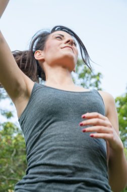 Parkın güzel atlet