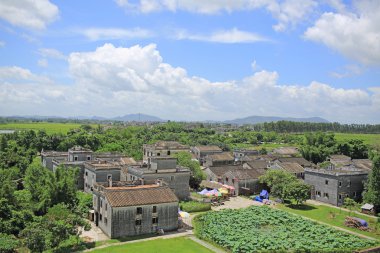 kaiping diaolou sitesi veya watchtower sitesi, unesco Dünya Mirası site alanı çevresinde doğal kırsal manzara
