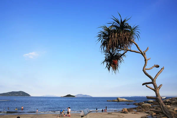 Scene di spiaggia nel mare della Cina meridionale — Foto Stock