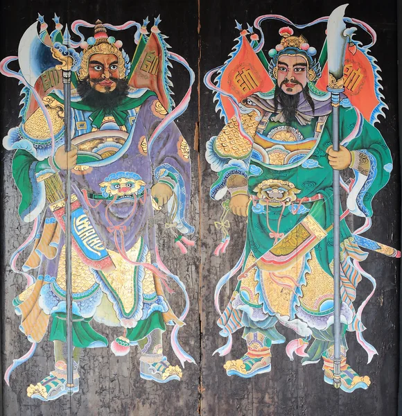 Двери богов на китайском языке — стоковое фото