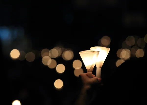 Par dela deras vigil — Stockfoto