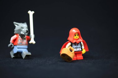 Hong Kong - 2 Eylül 2021 Cadılar Bayramı 'nı kutlamak için Cadılar Bayramı için mini figürü. Cadılar bayramı dünyadaki en iyi festivallerden biridir. 