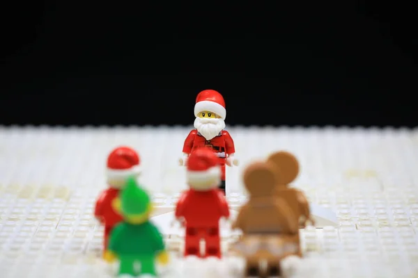 Hong Kong Novembro 2021 Papai Noel Está Pronto Para Natal — Fotografia de Stock