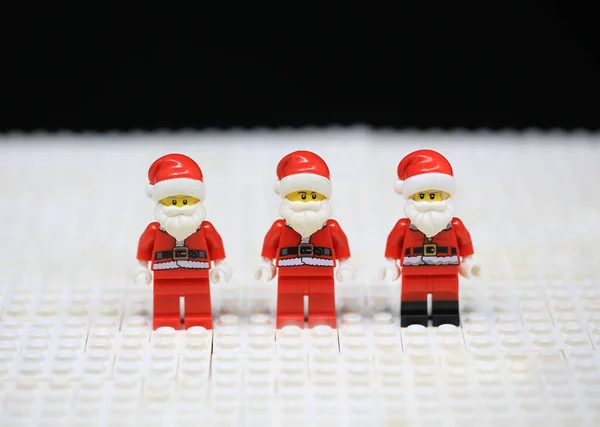 Hongkong November 2021 Weihnachtsmann Dressing Zur Weihnachtsfeier Lego Ist Einer — Stockfoto
