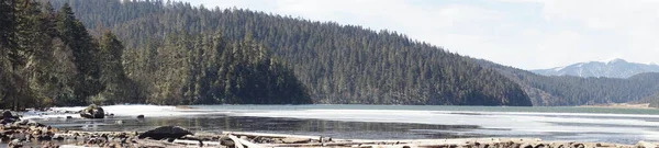 Frozen Lake Vew Yunnan Shanghai Potatso National Park Landscape Horizontal — Stockfoto